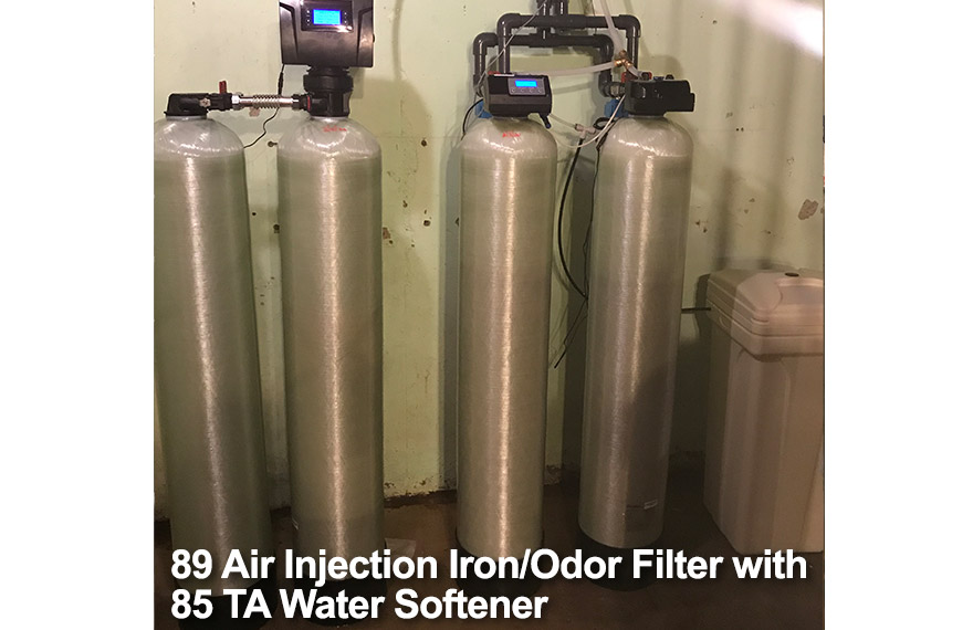 89 Air Injection Iron/Odor Filter With 85 TA Water Softener from Jones Air & Water